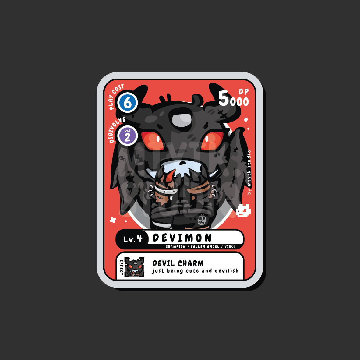 Devimon Sticker/Keychain