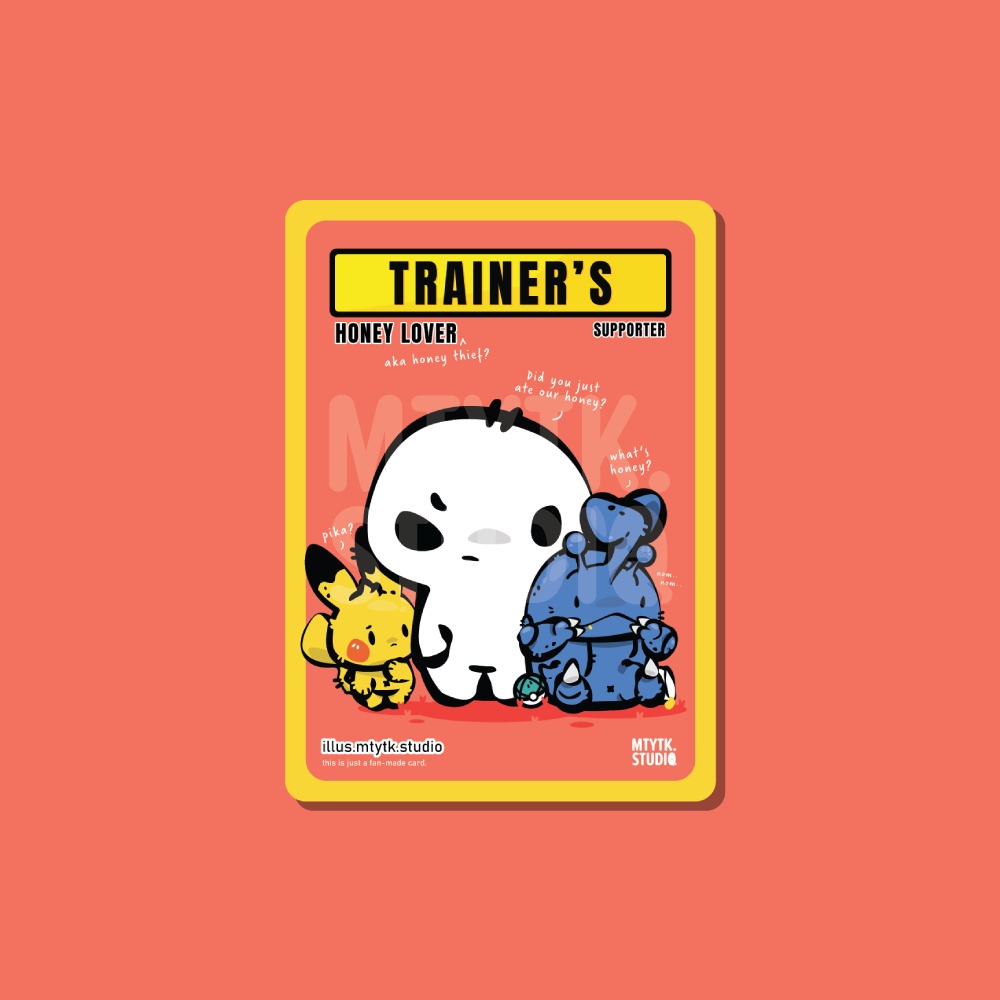*PREORDER* Trainer's Edition Card Print Honey Lover