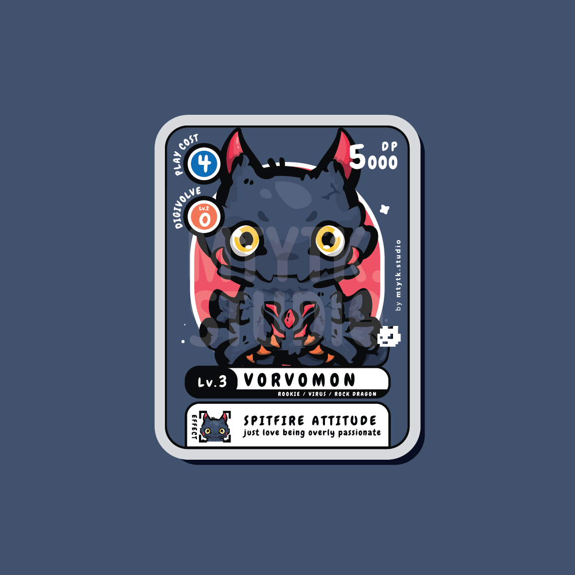 Vorvomon Sticker/Keychain