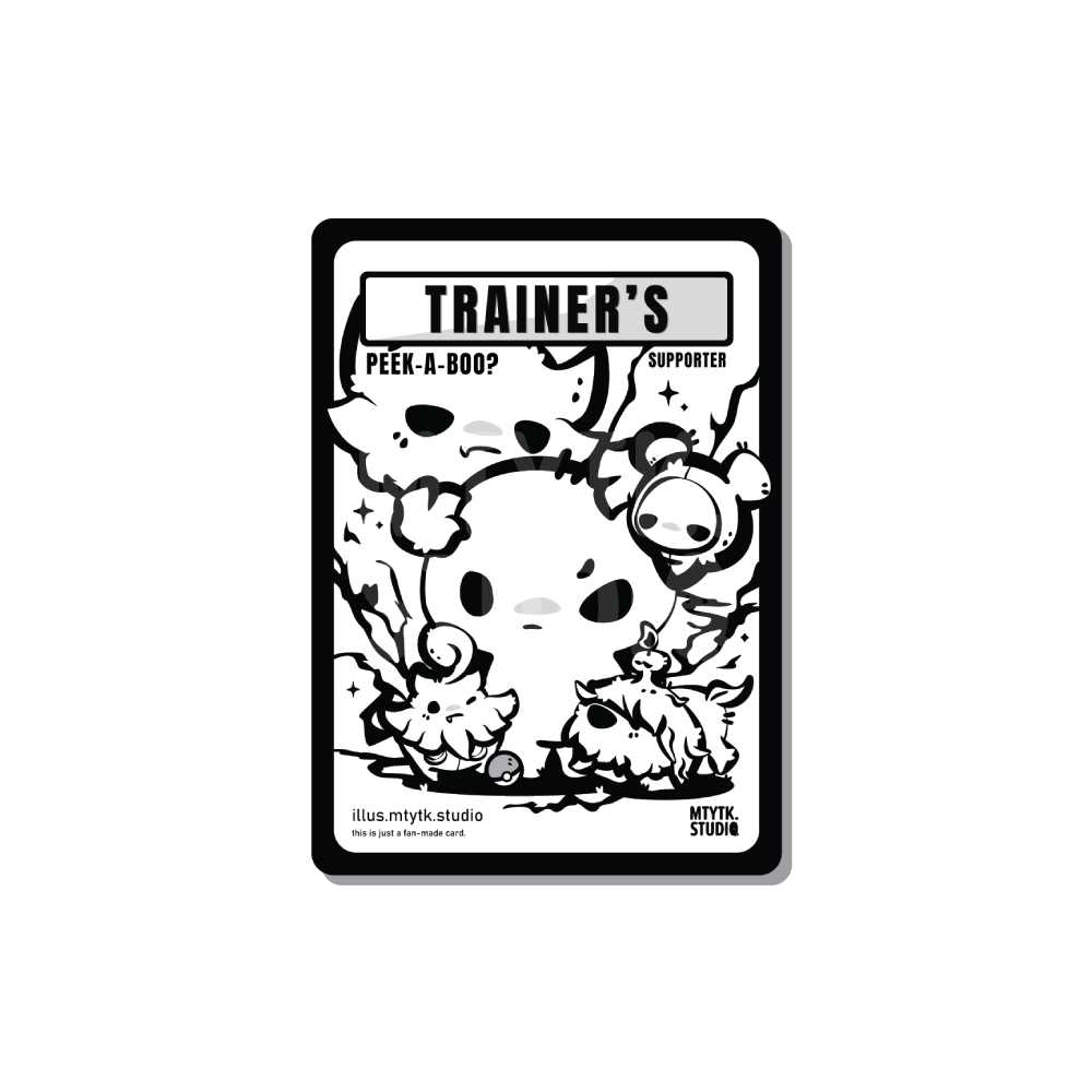 *PREORDER* Trainer's Edition Card Print Peek-A-Boo?