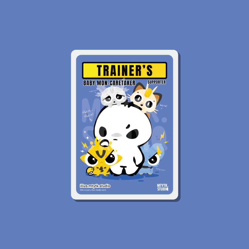 *PREORDER* Trainer's Edition Card Print Baby Mon-Caretaker