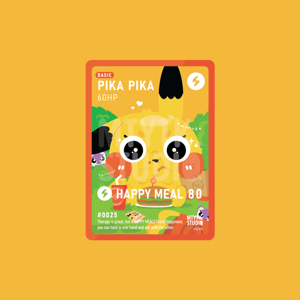 Mantou Chibi Monster Card Print #0025B