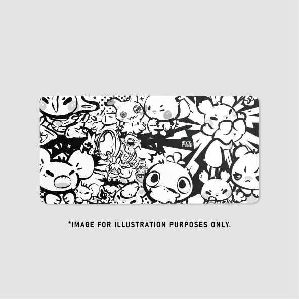 *PREORDER* Desk Mat Black White