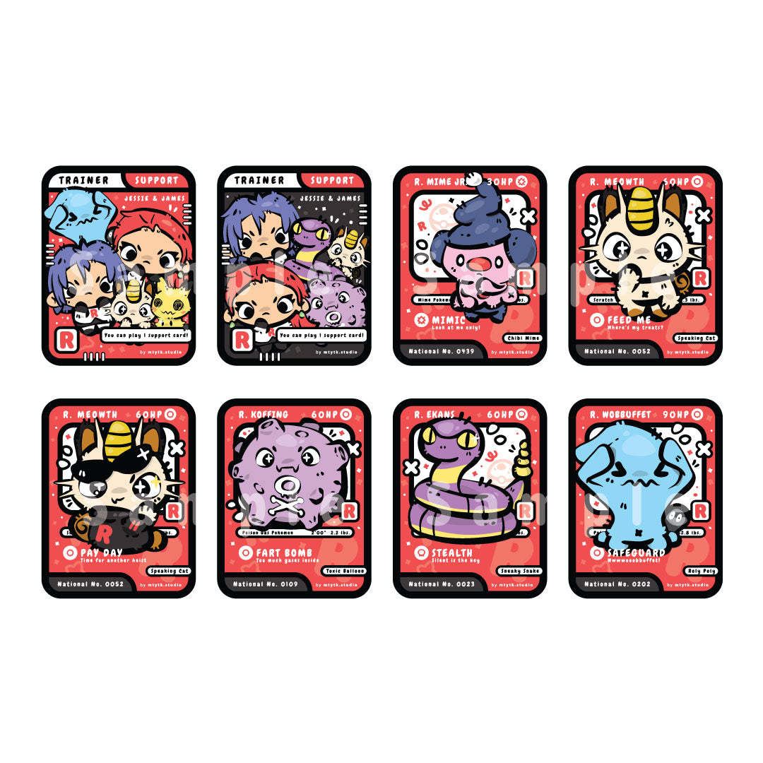TCG Team Rocket Keychain Blind Pack