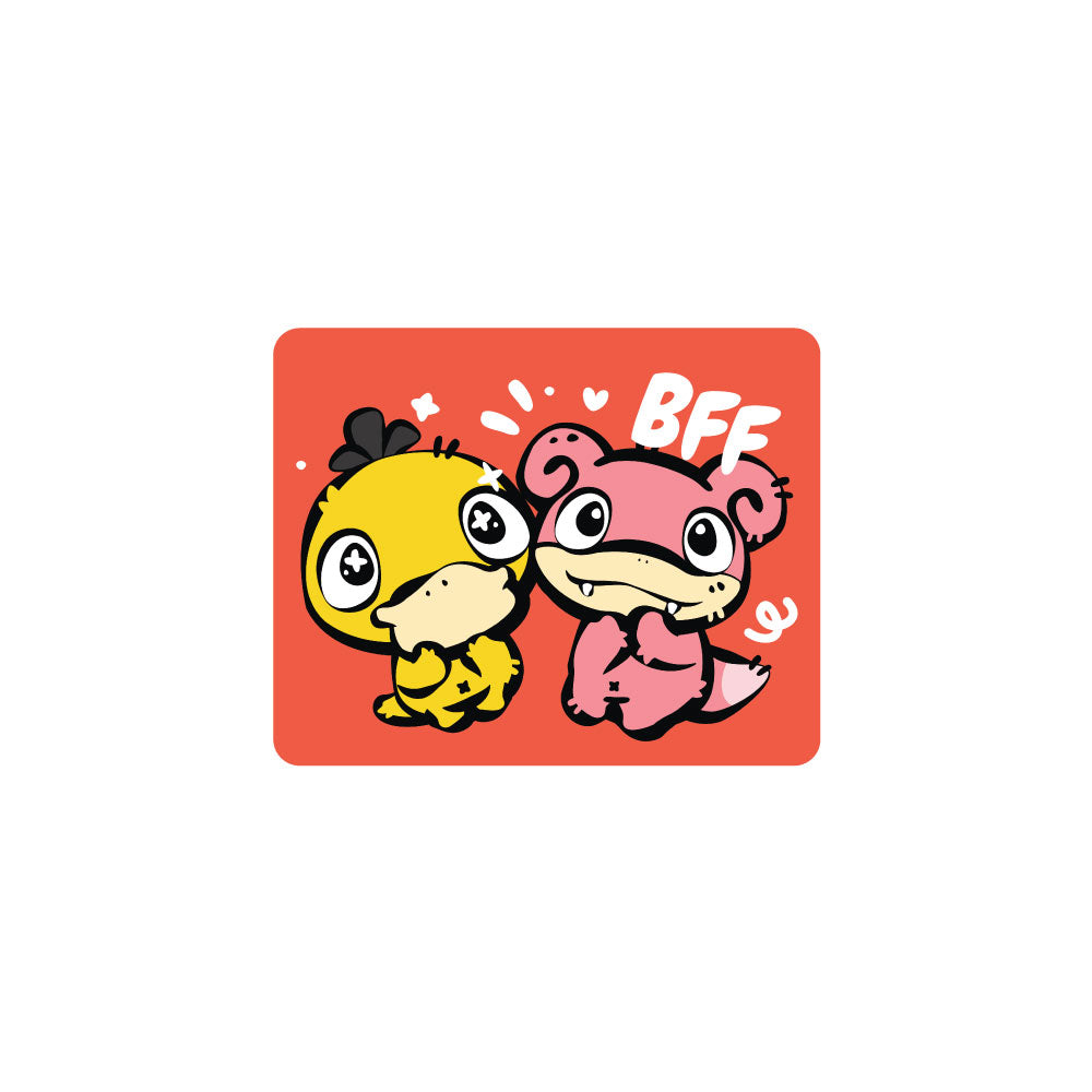 BBF Slowpoke Psyduck Sticker