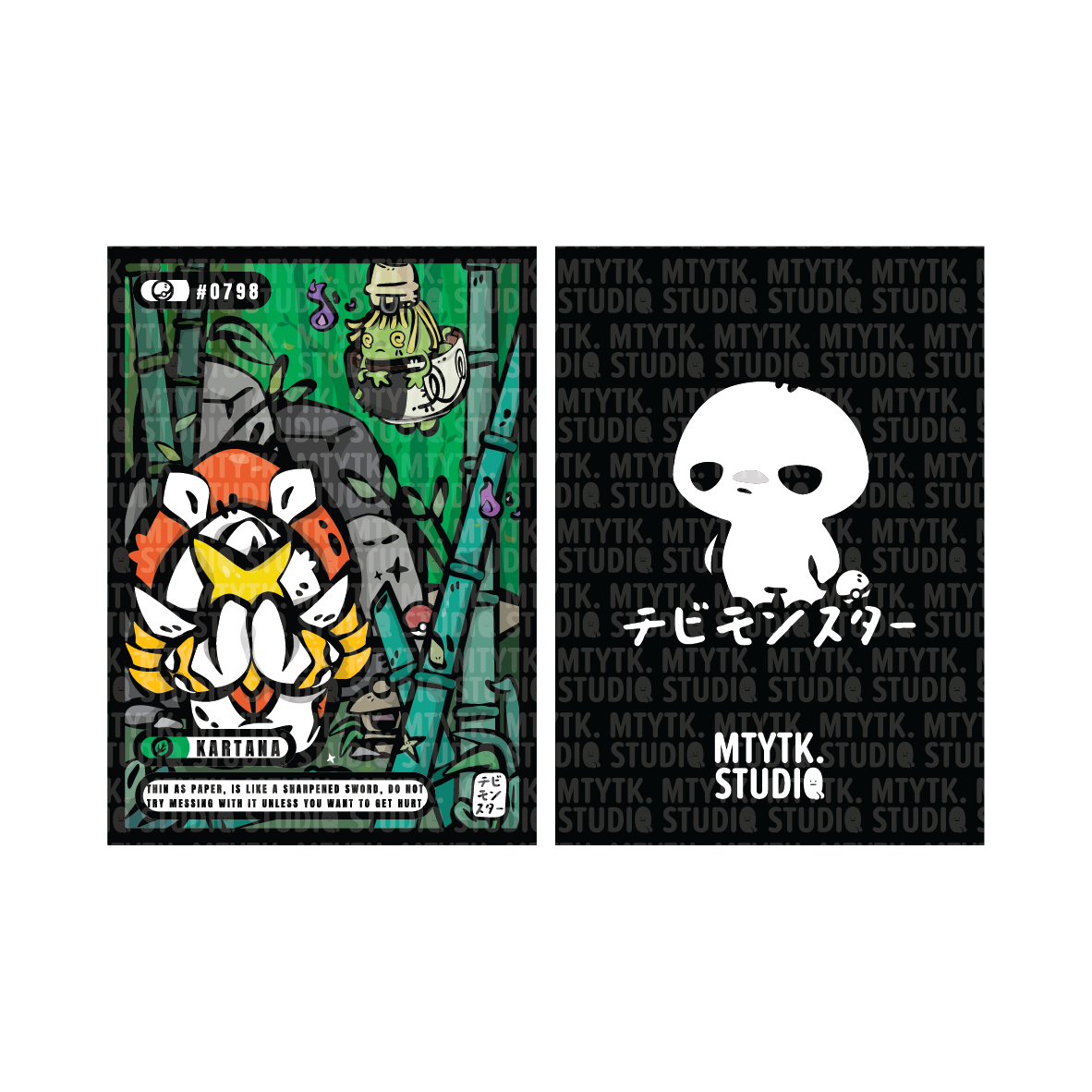 Chibi Monster Card Print #0798