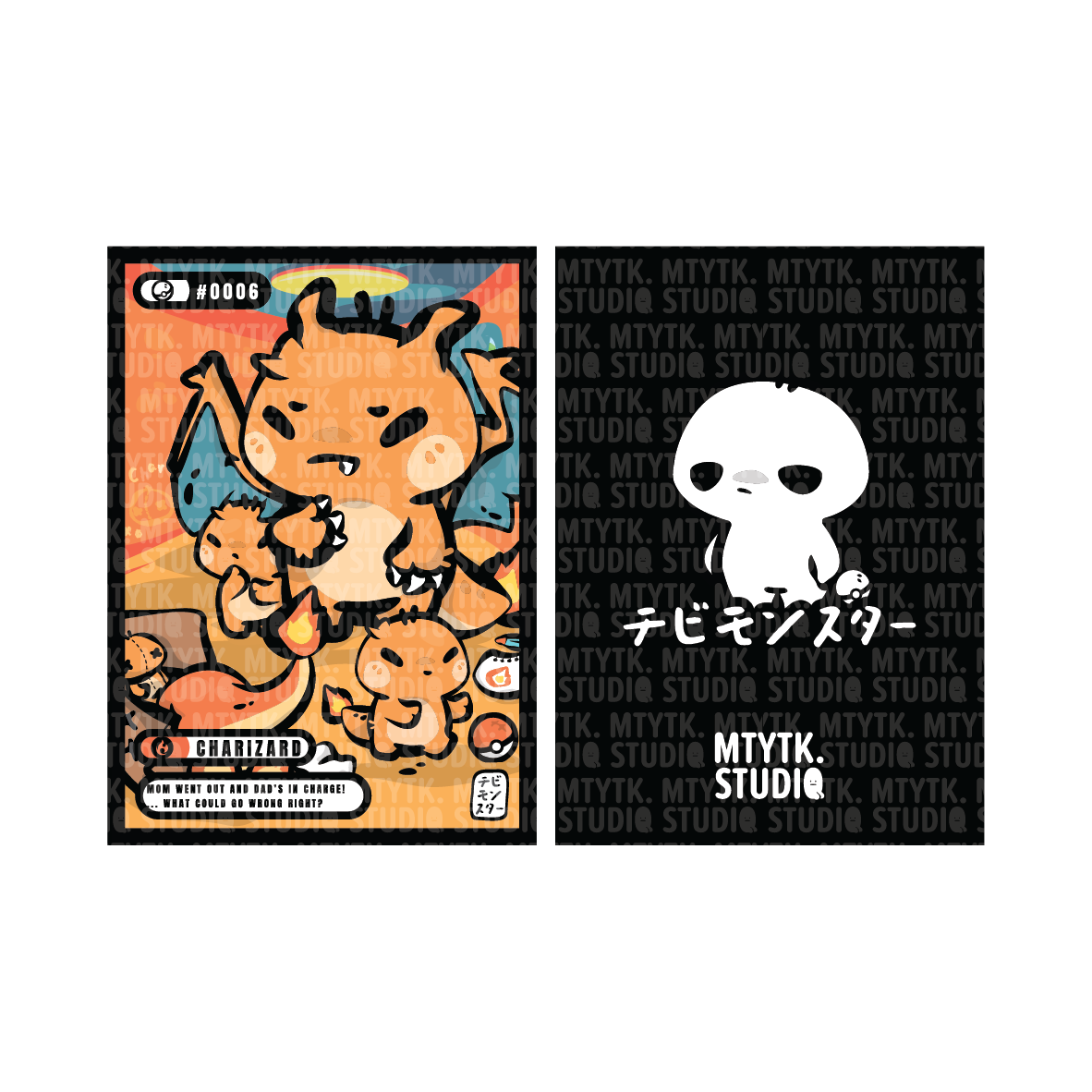 Chibi Monster Card Print #0006 *PREORDER*
