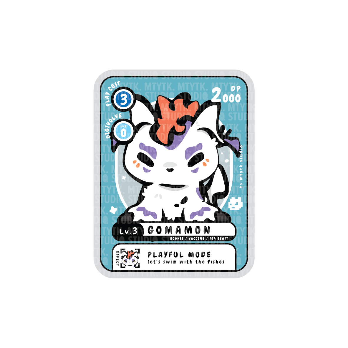 TCG Digimon Keychain