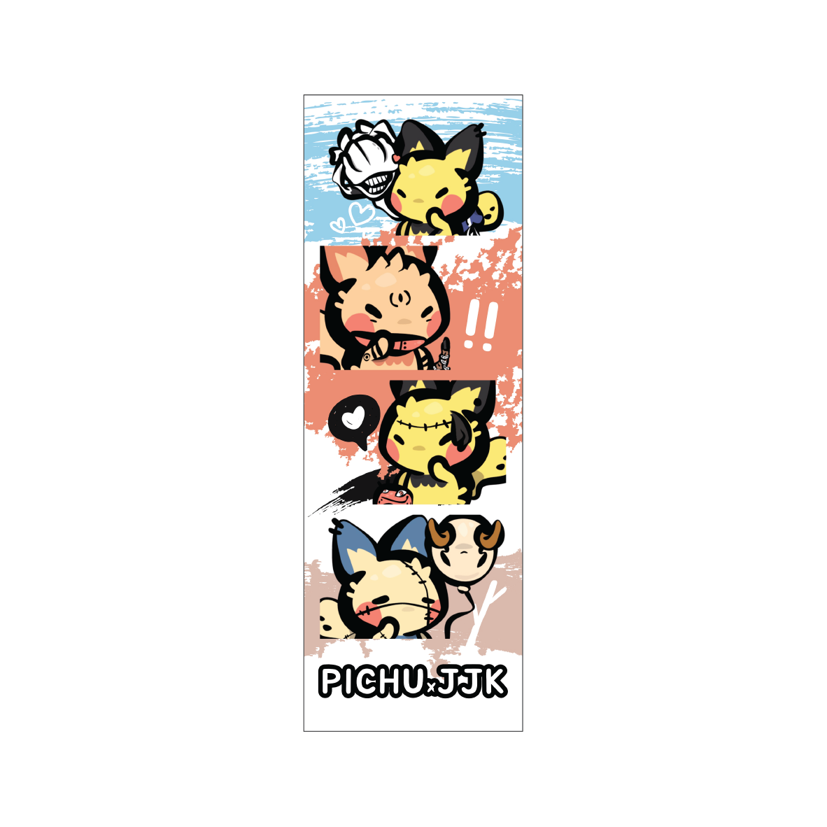 JJK x Pichu 4-Cut Photos Sticker