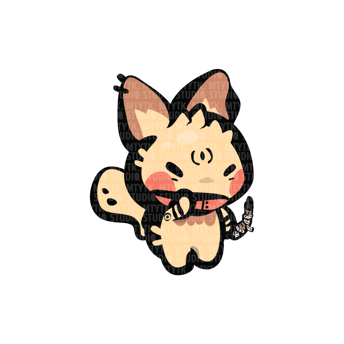 Pichu x JJK Keychain
