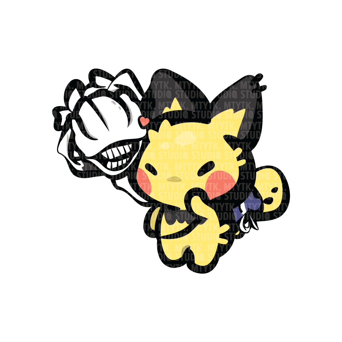Pichu x JJK Keychain