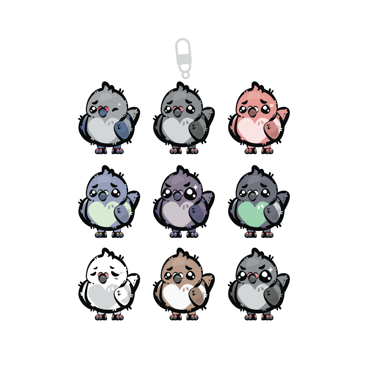 Pidove keychain Blind Pack