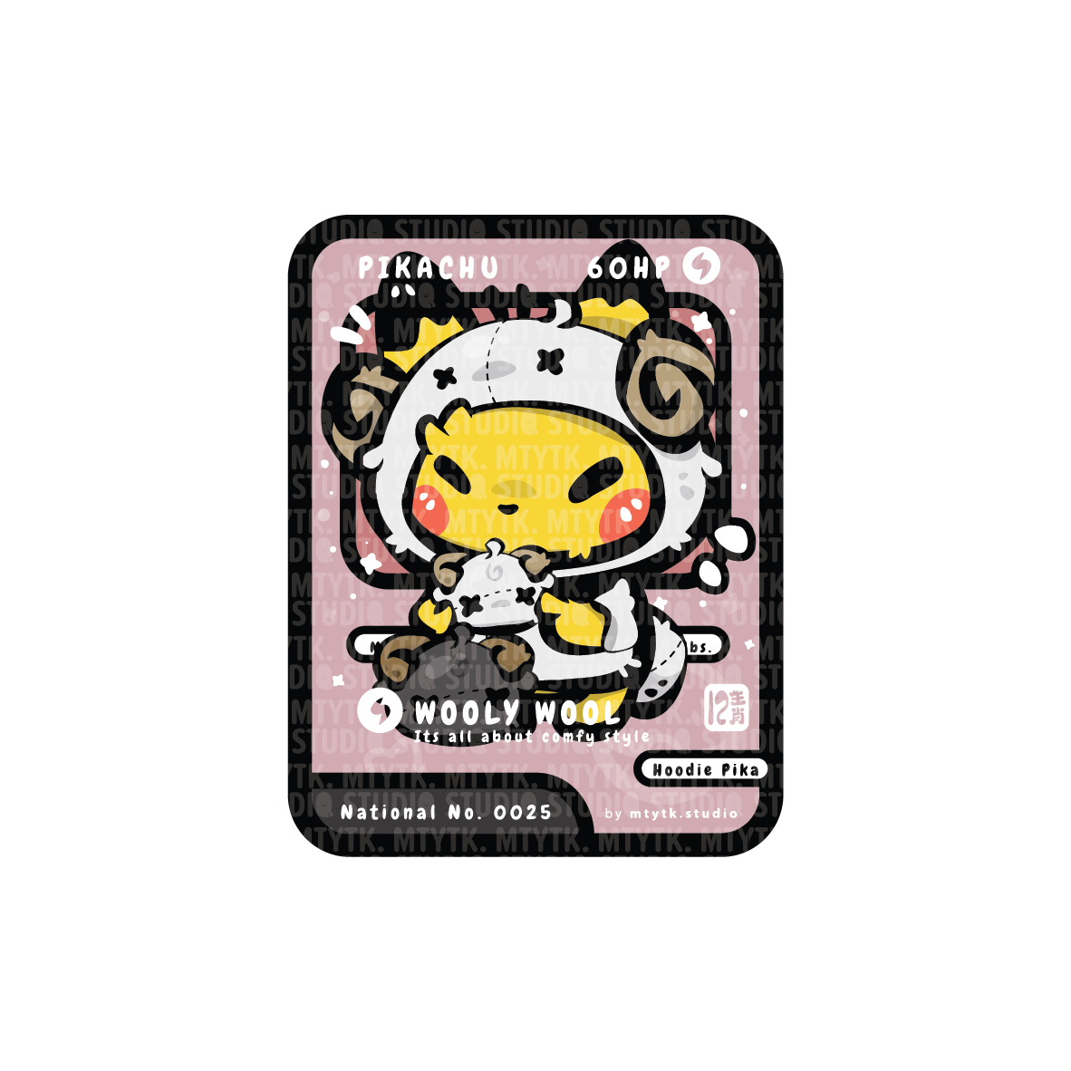 TCG Pika x Chinese Zodiac Keychain