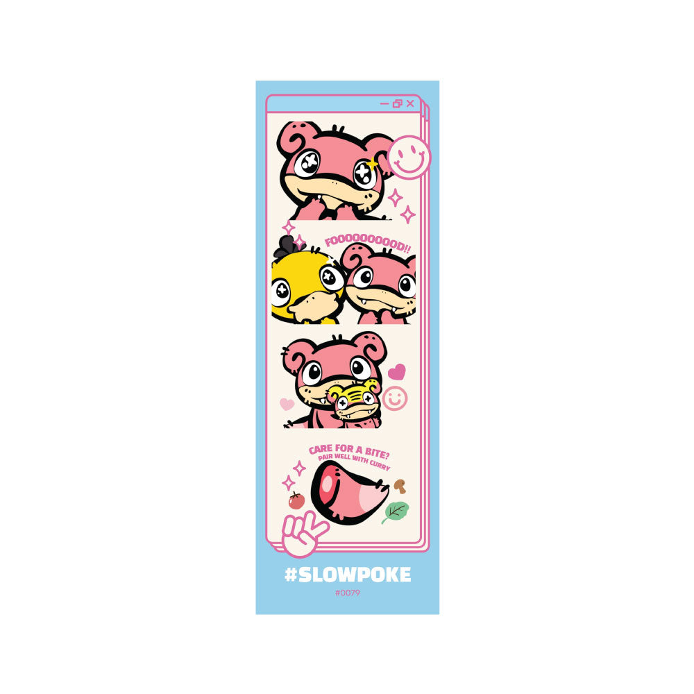 Slowpoke 4-Cut Photos Sticker
