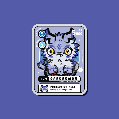 Garurumon Sticker/Keychain