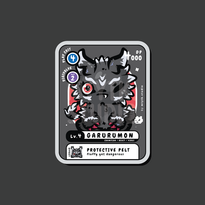 Garurumon Sticker/Keychain