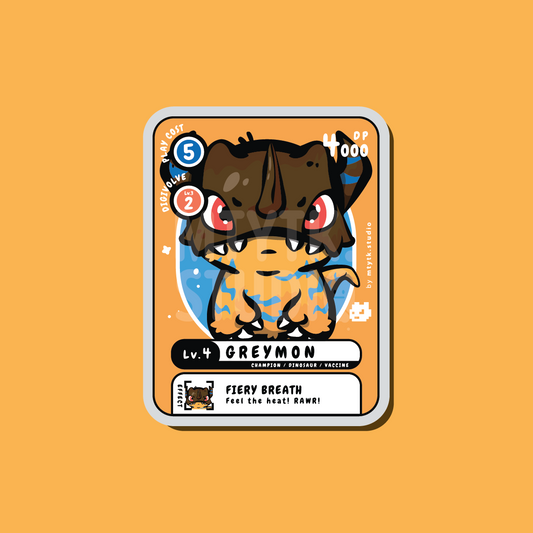 Greymon Sticker/Keychain