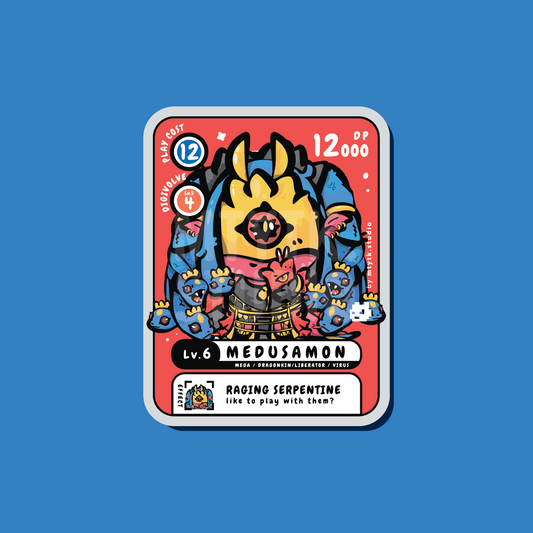 Medusamon Sticker