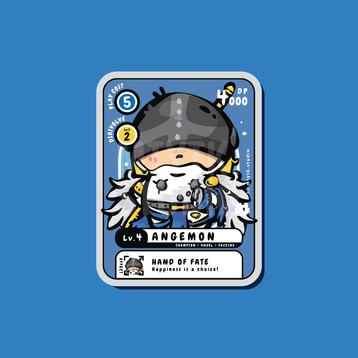 Angemon Sticker/Keychain