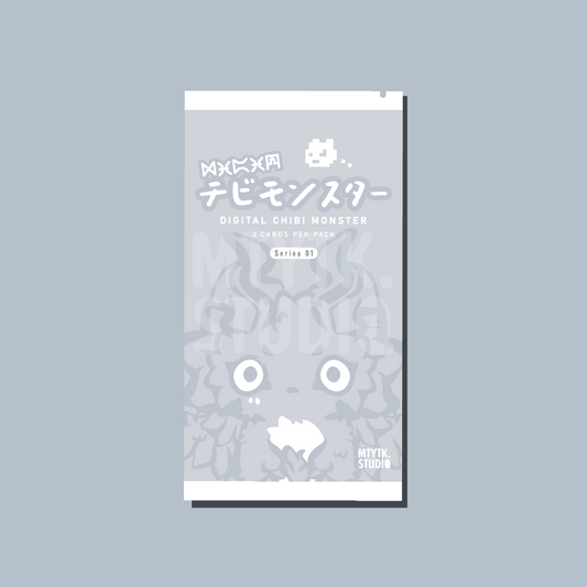Digital Chibi Monster Booster Pack