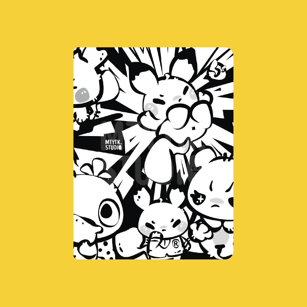 *PREORDER* Lineart B/W 4 Slot Pocket Card Binder