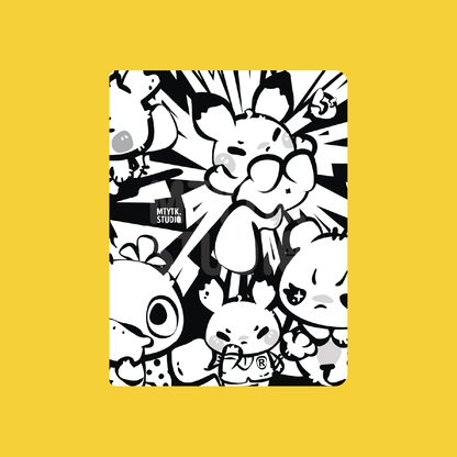 *PREORDER* Lineart B/W 4 Slot Pocket Card Binder