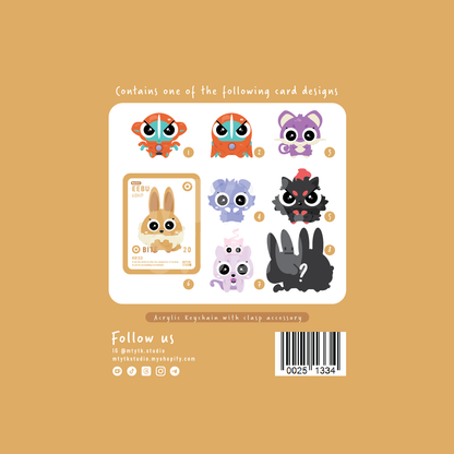 Mantou Chibi Monster Keychain Blind