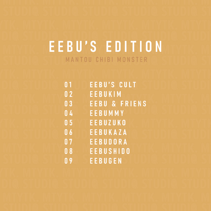 Eebu's Edition Mantou Chibi Monster Booster Pack