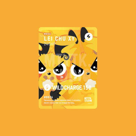 Mantou Chibi Monster Card Print #0026