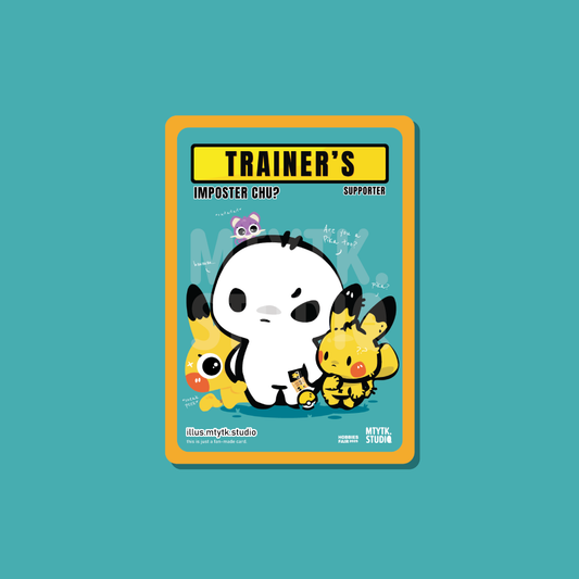 *PREORDER* Trainer's Edition Card Print Imposter Chu?