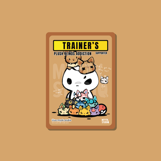 *PREORDER* Trainer's Edition Card Print Plush Blinds Addiction