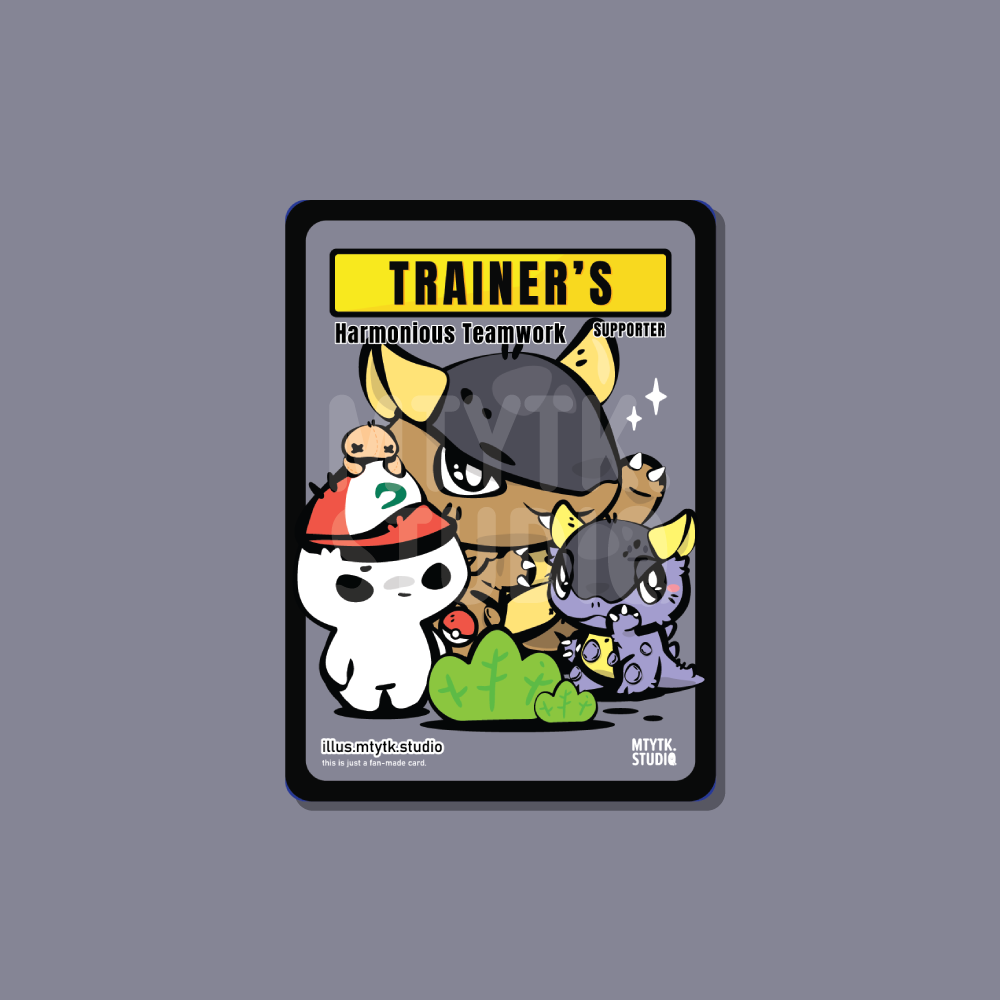 *PREORDER* Trainer's Edition Card Print Harmonious Teamwork