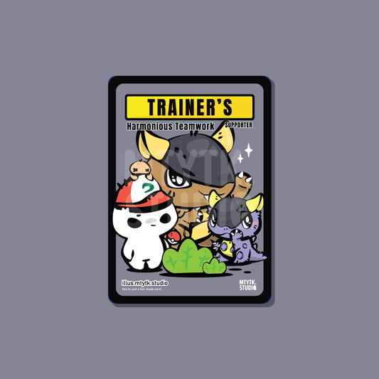 *PREORDER* Trainer's Edition Card Print Harmonious Teamwork
