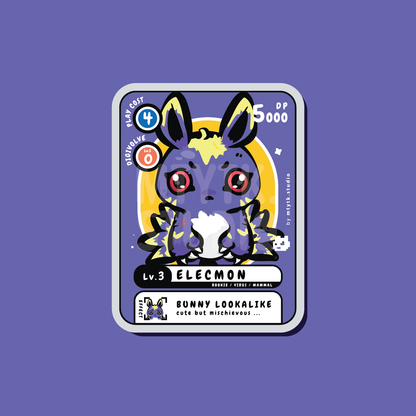 Elecmon Sticker/Keychain