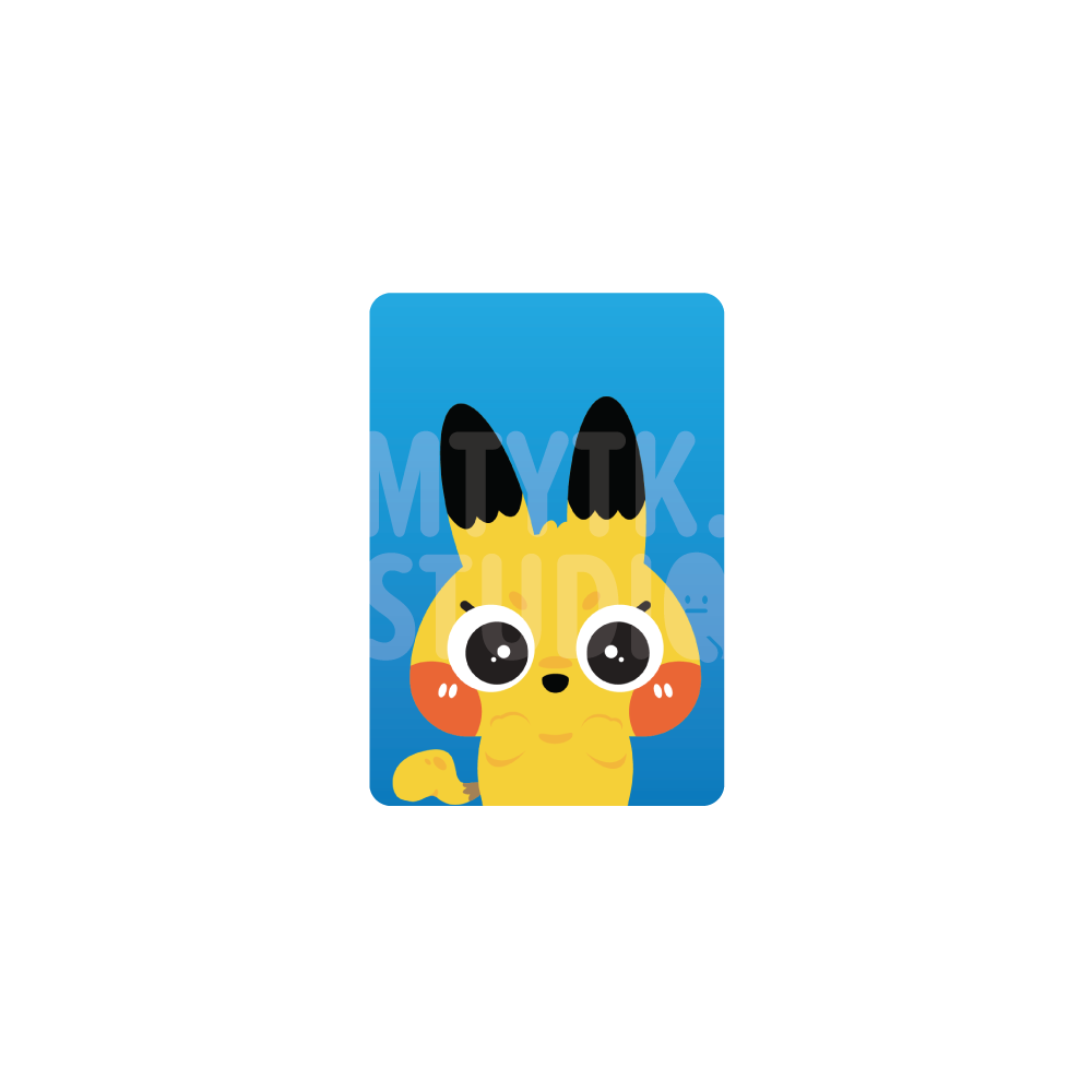 Mantou Chibi Monster Photo Card