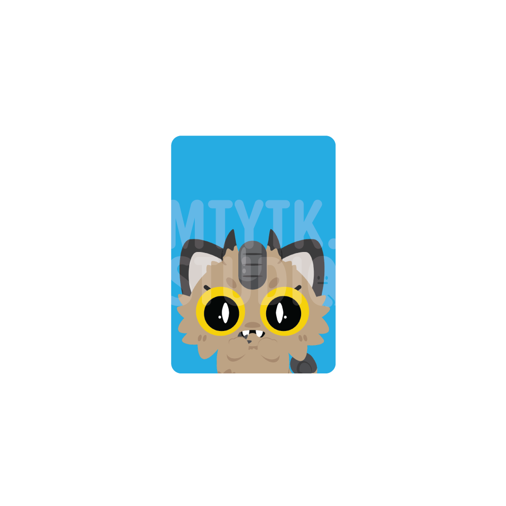 Mantou Chibi Monster Photo Card