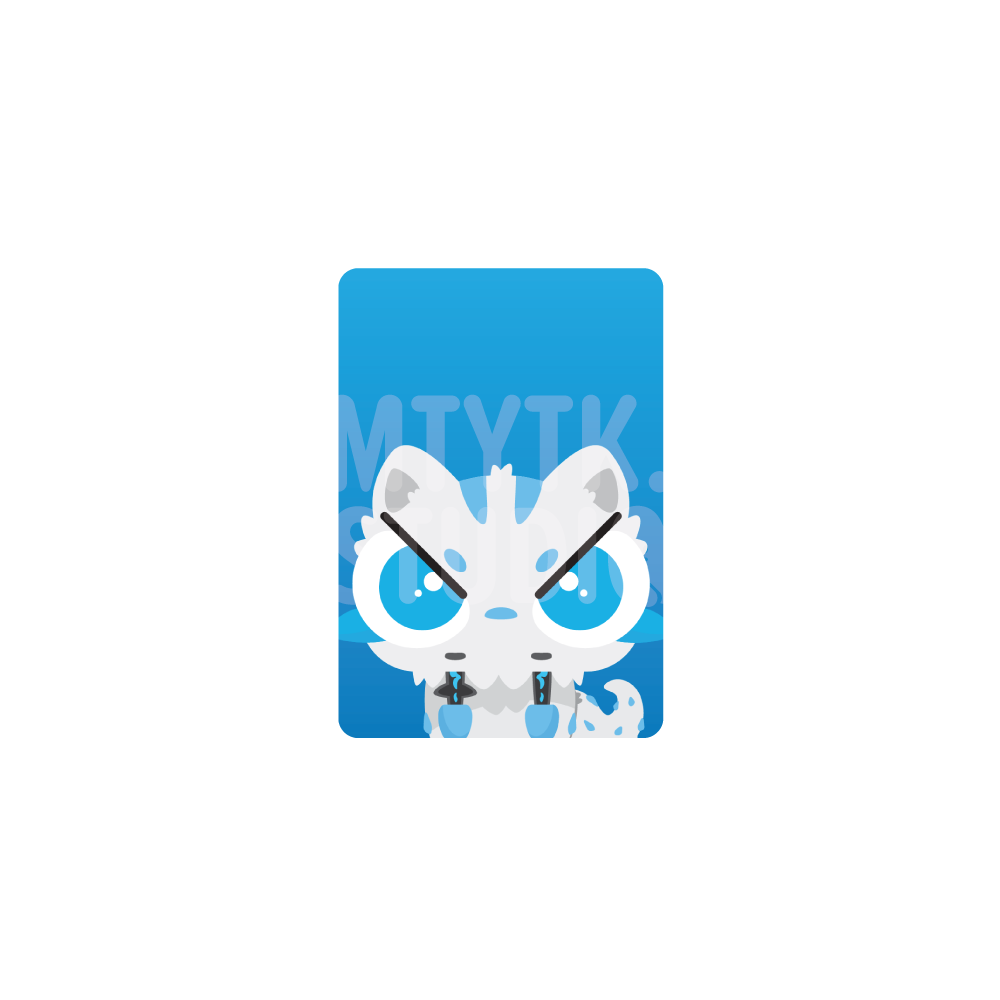 Mantou Chibi Monster Photo Card