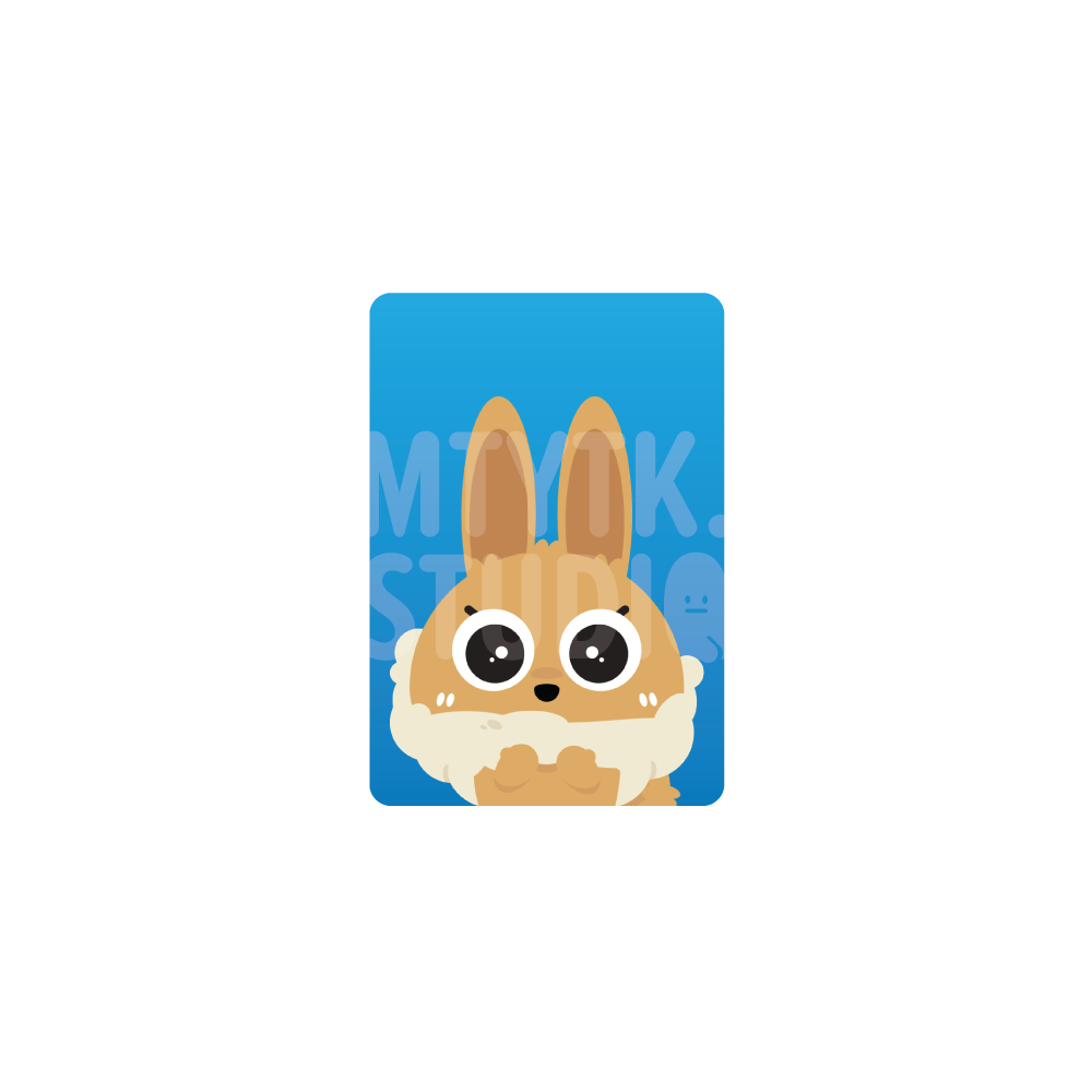 Mantou Chibi Monster Photo Card