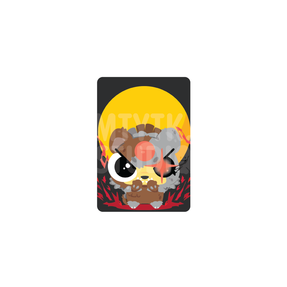 Mantou Chibi Monster Photo Card