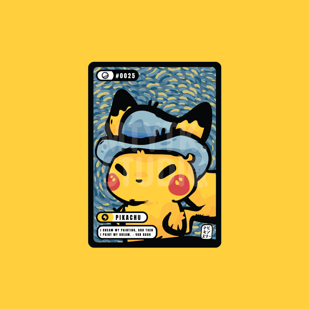 Chibi Monster Card Print #0025V