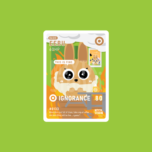 Mantou Chibi Monster Card Print #0133