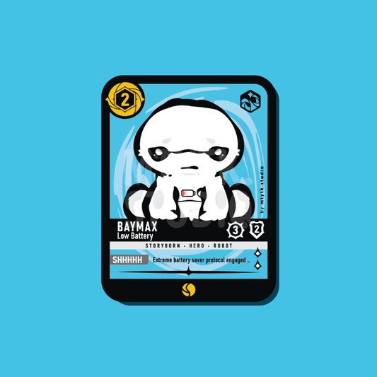 Low Battery Sticker/Keychain