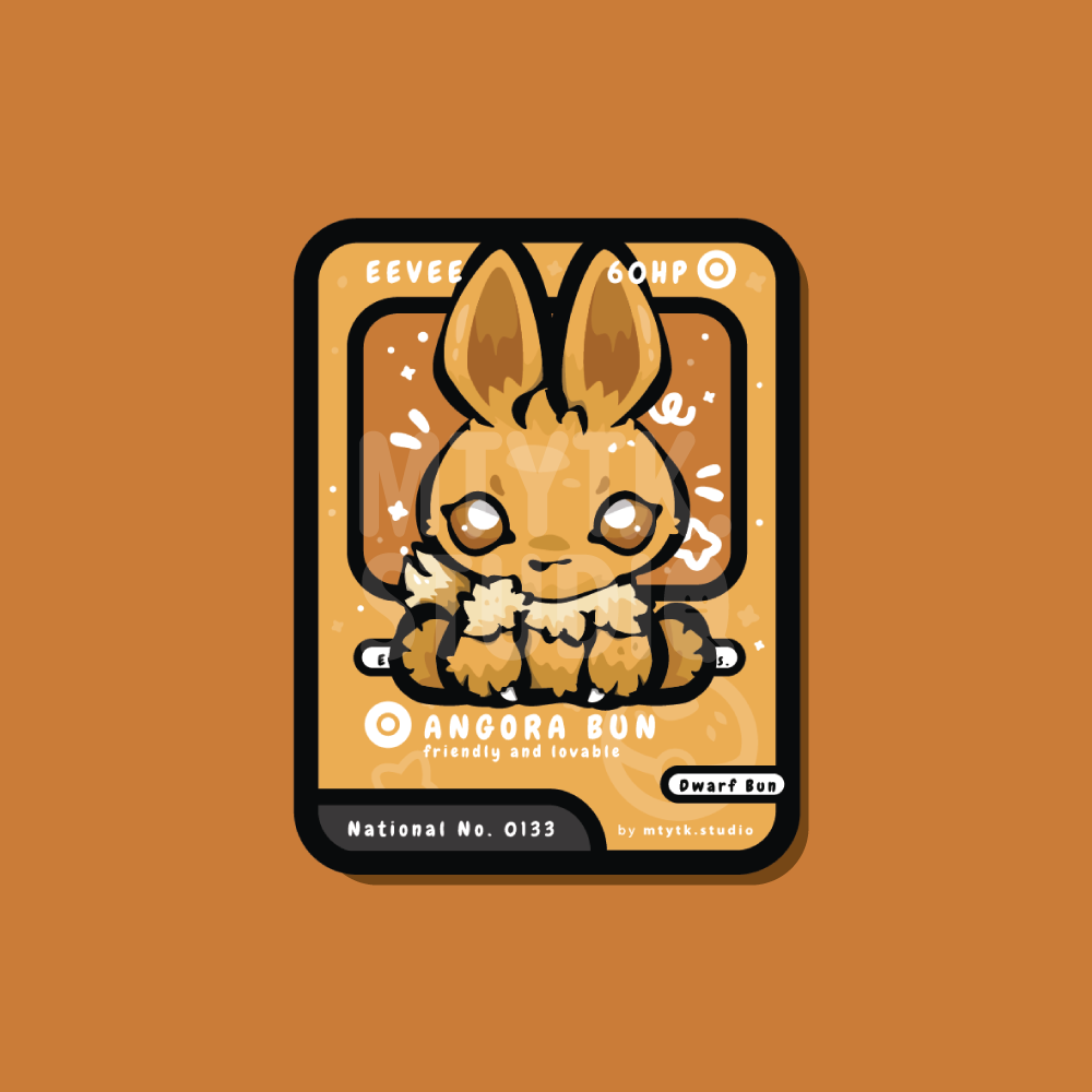 P0133 Bunnies Series Sticker