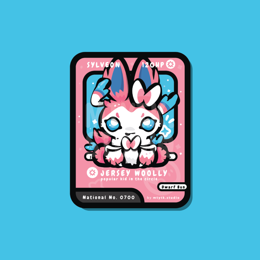 P0133 Bunnies Series Sticker