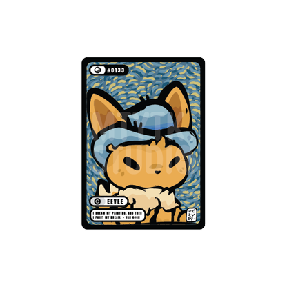 Chibi Monster Card Print #0133V