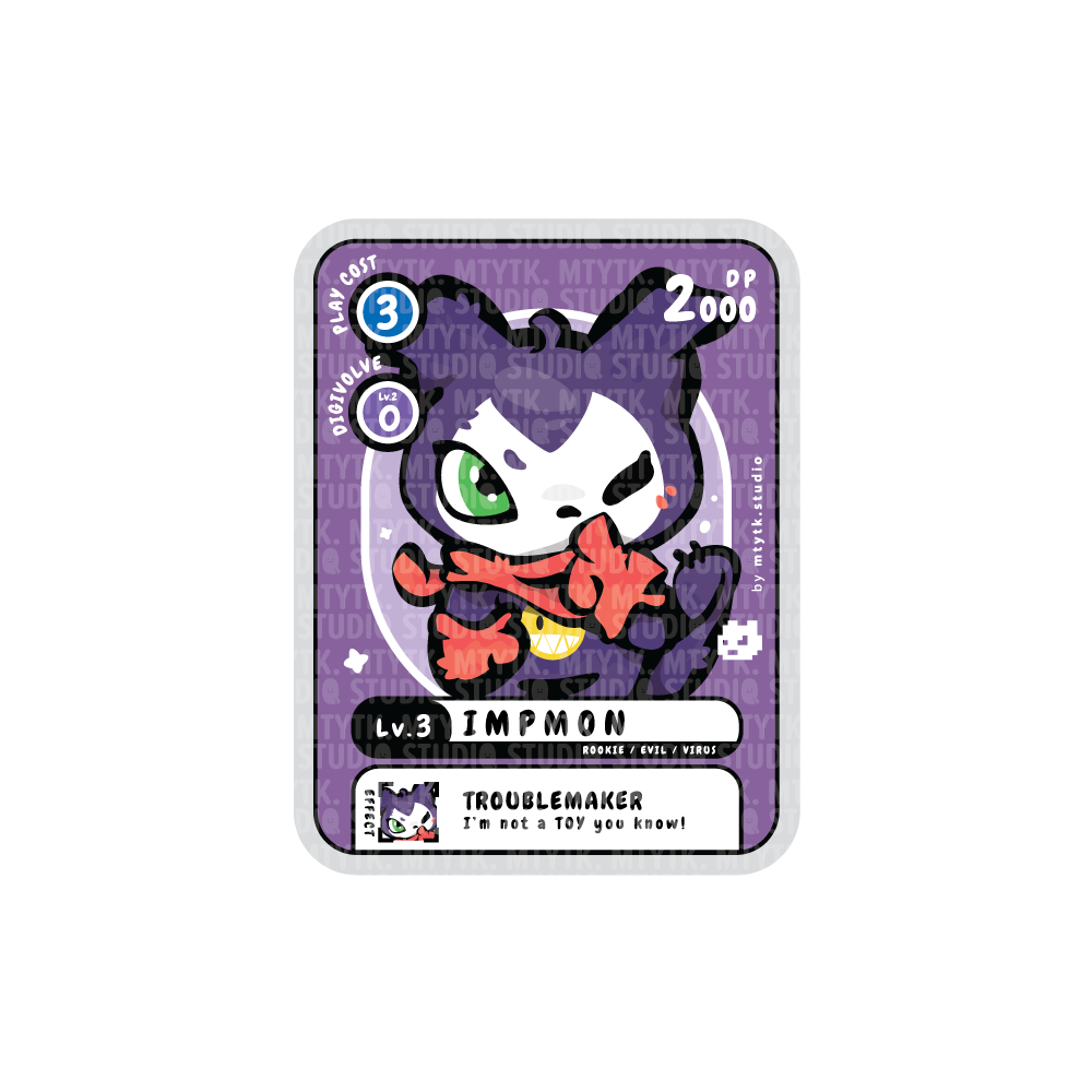 TCG Digimon Sticker