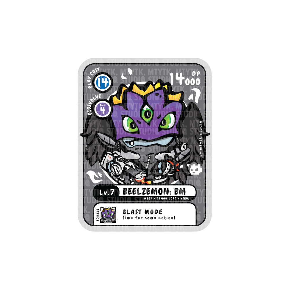 TCG Digimon Sticker