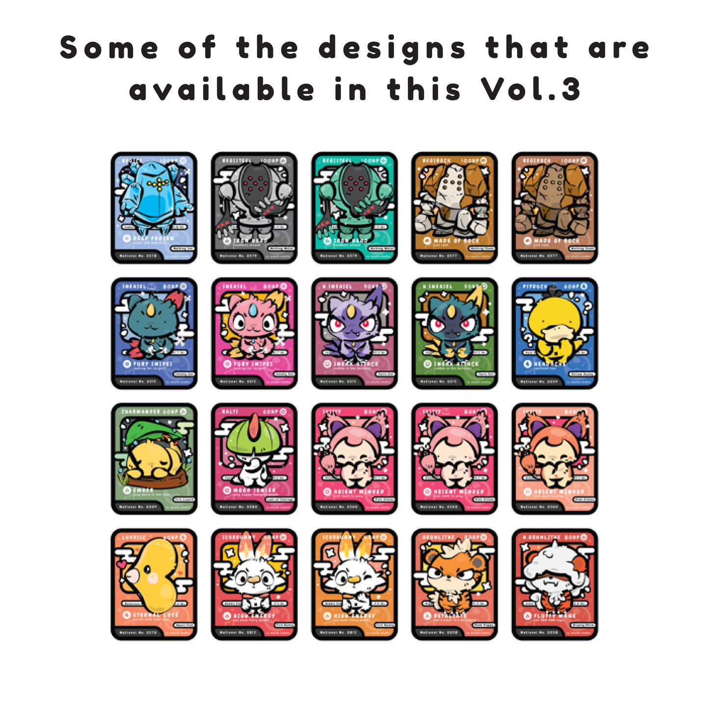 TCG Vol.3 Stickers Blind Pack