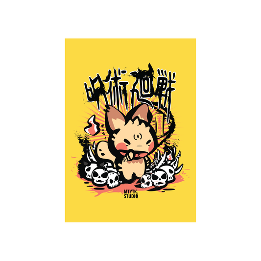 Pichu x Sukuna Art Print