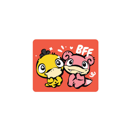 BBF Slowpoke Psyduck Sticker
